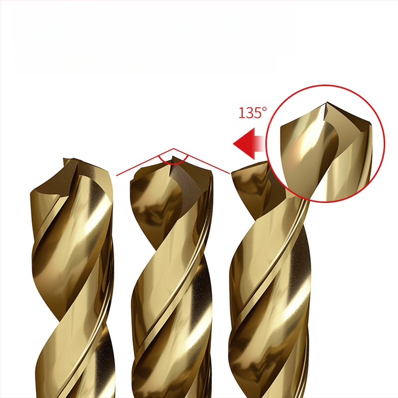 Комплект винтови свредла с кобалт за ръчна електрическа бормашина, 51 части, високо-скоростна стомана