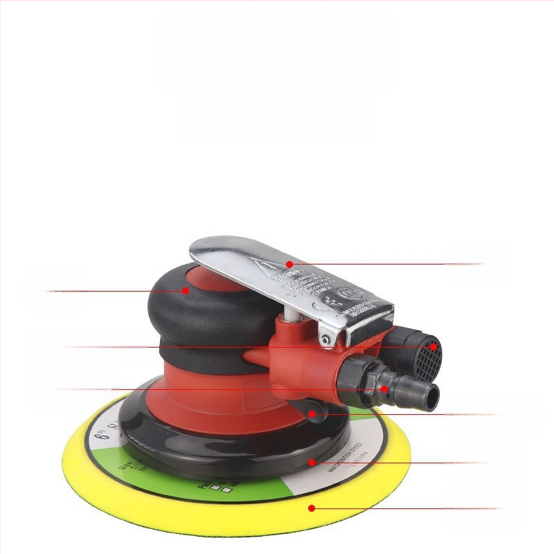 Sea Flying Shark A3 пневматичен ръчен дисков шлайф – индустриален клас, за шлайфане и полиране на метални повърхности