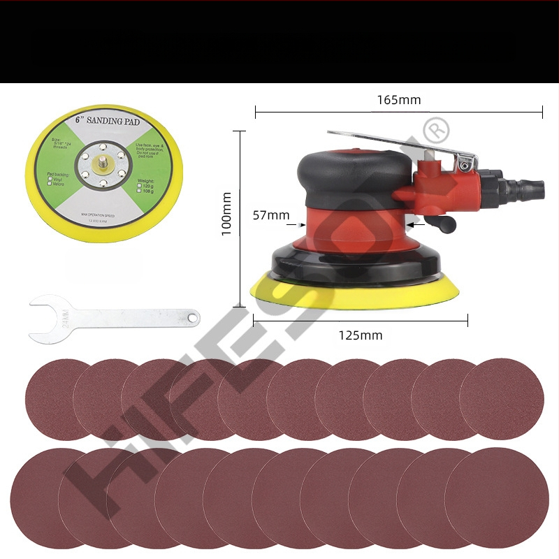 Sea Flying Shark A3 пневматичен ръчен дисков шлайф – индустриален клас, за шлайфане и полиране на метални повърхности