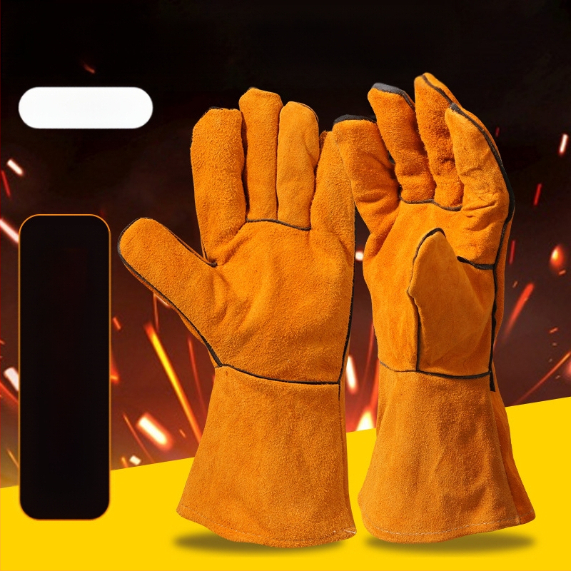 Siweian Suvirinimo pirštinės - Cow split core leather, Pritaikymas: metalo apdirbimas ir suvirinimas, Suvirinimo pirštinės