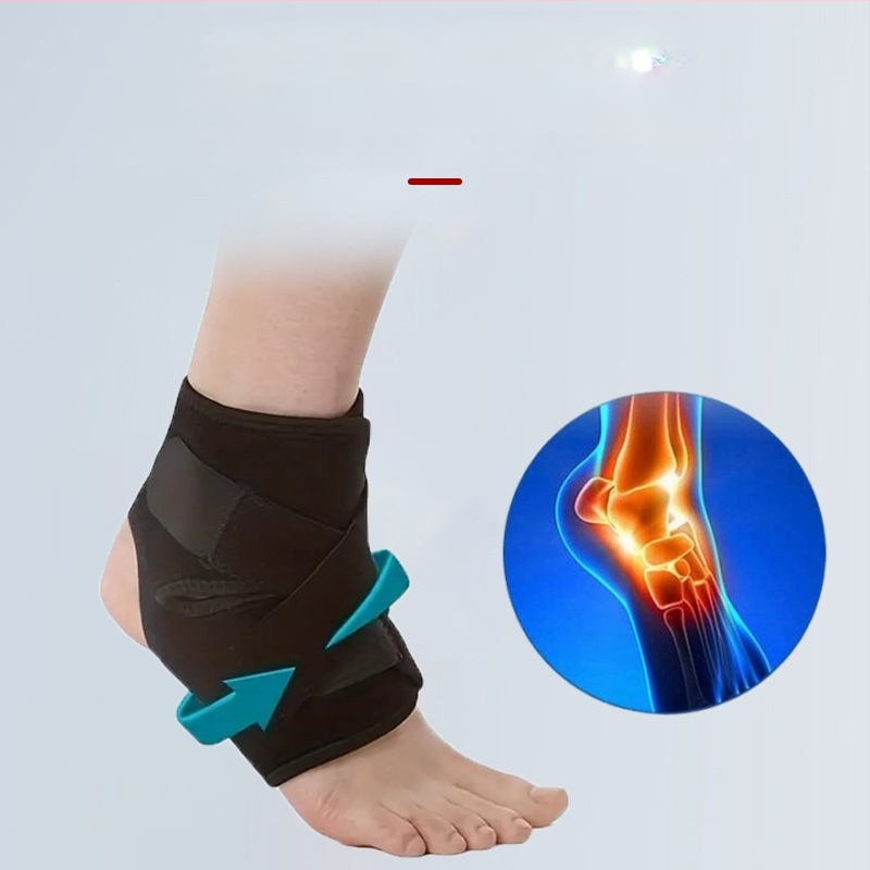 Sportinė čiurna apsauga iš neopreno, lengva kompresija, apsaugo nuo patempimų, tinkama krepšiniui ir bėgiojimui