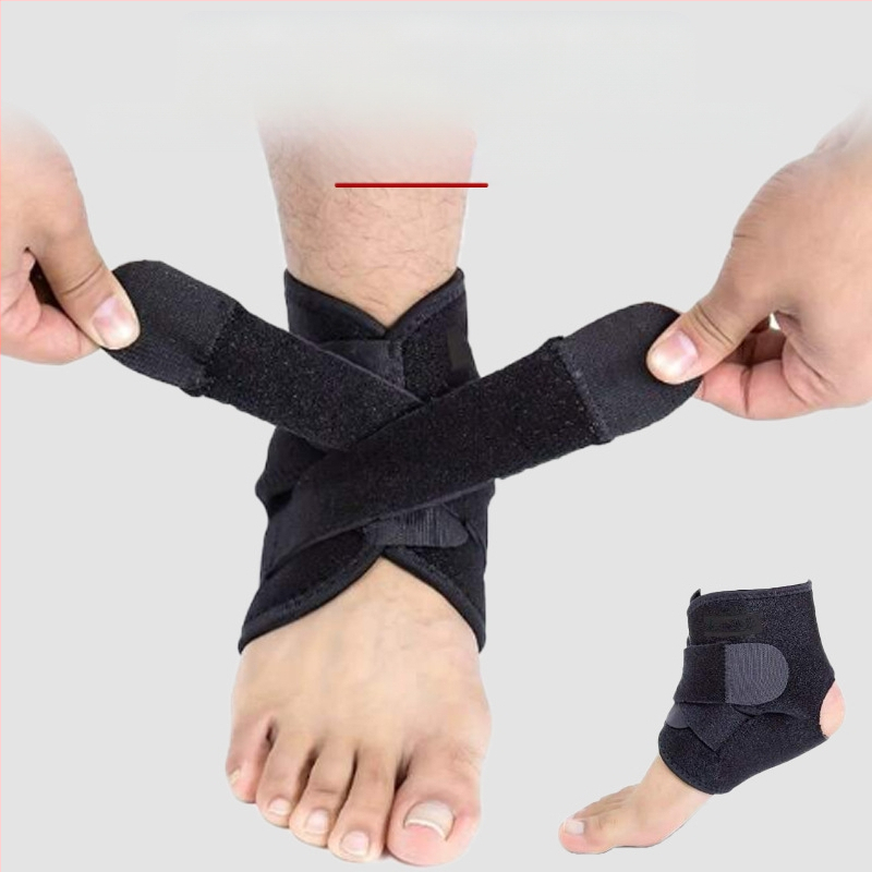 Sportinė čiurna apsauga iš neopreno, lengva kompresija, apsaugo nuo patempimų, tinkama krepšiniui ir bėgiojimui