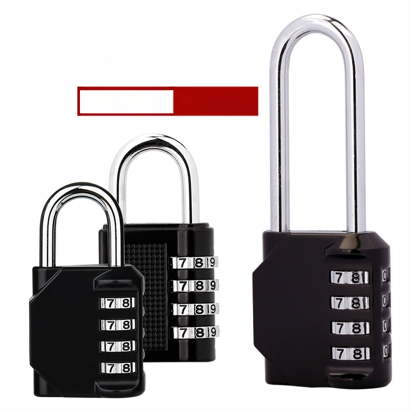 Μηχανικό λουκέτο συνδυασμού 4 ψηφίων NF-22 με μακρύ μοχλό, κατάλληλο για ντουλάπες γυμναστηρίου και πόρτες – κράμα ψευδαργύρου