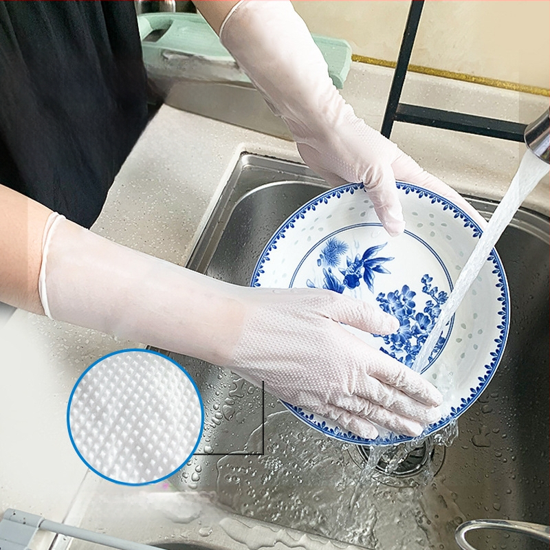 Dong Tao 8700 vienkartinės nitrilo pirštinės, atsparios rūgštims ir šarmams, neslidžios, atsparios vandeniui, išilgintos