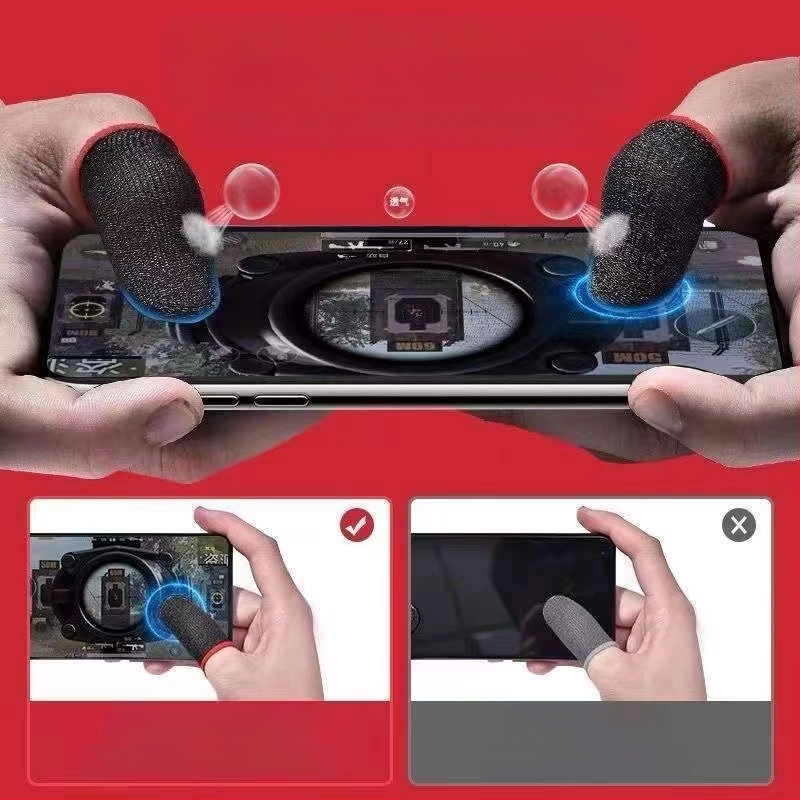 Pirksta aizsargs spēlēm — ultra-plāns, antislīdējošs, sviedru izturīgs, PC un mobilajām spēlēm