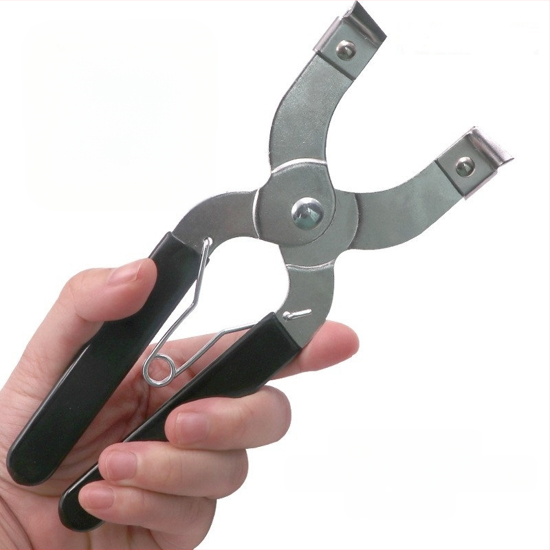 Λαβίδες δακτυλίων εμβόλου – για αποσυναρμολόγηση και εγκατάσταση, ανοξείδωτος χάλυβας, 128 g, συσκευασία με κάρτα