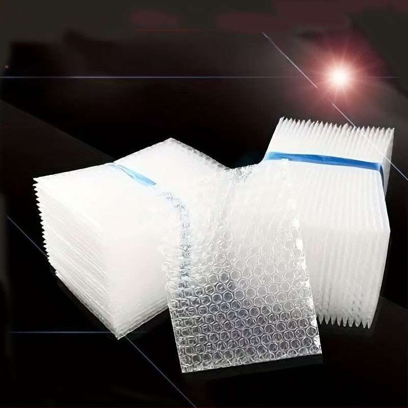 Балонна пощенска торба, еднослойна, прозрачно правоъгълна PE опаковка за експресно изпращане и защита на чупливи артикули