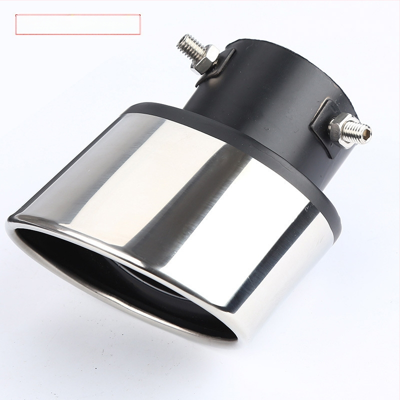 Automobilio išmetimo galinės dalies dizainas – žuvies uodega su tinkline anga, nerūdijantis plienas, pritaikomas apdorojimas, dekoratyvinis efektas (Modelis: Žuvies uodega su tinkline anga; Medžiaga: Nerūdijantis plienas; Pritaikymas: Taip; Suderinamumas: 