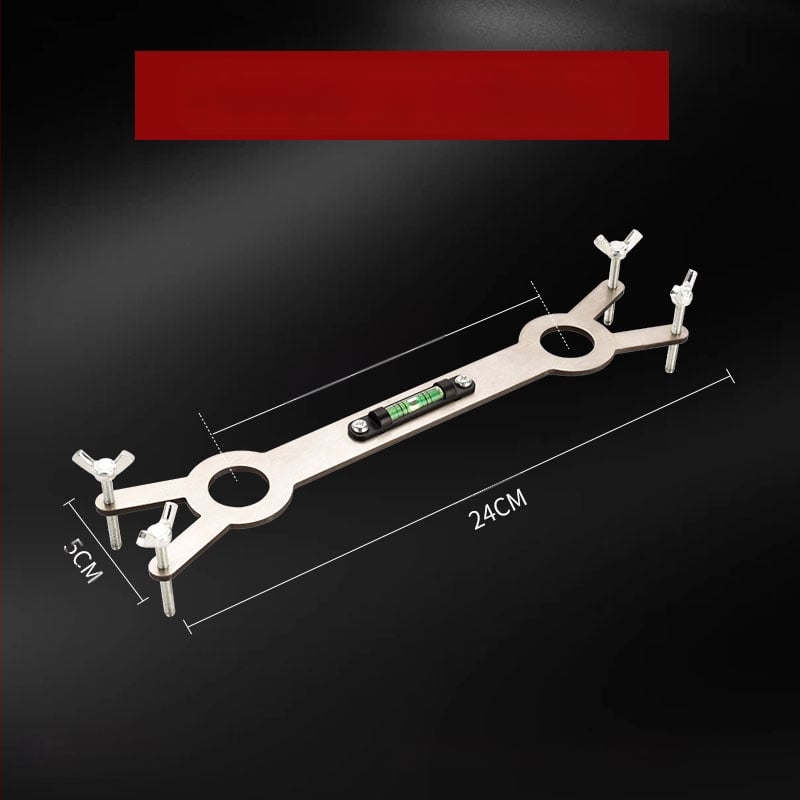 Душов нивелир за гореща и студена вода, неръждаема стомана, полирана повърхност, съвместим с тръбен ключ — Kemaxin