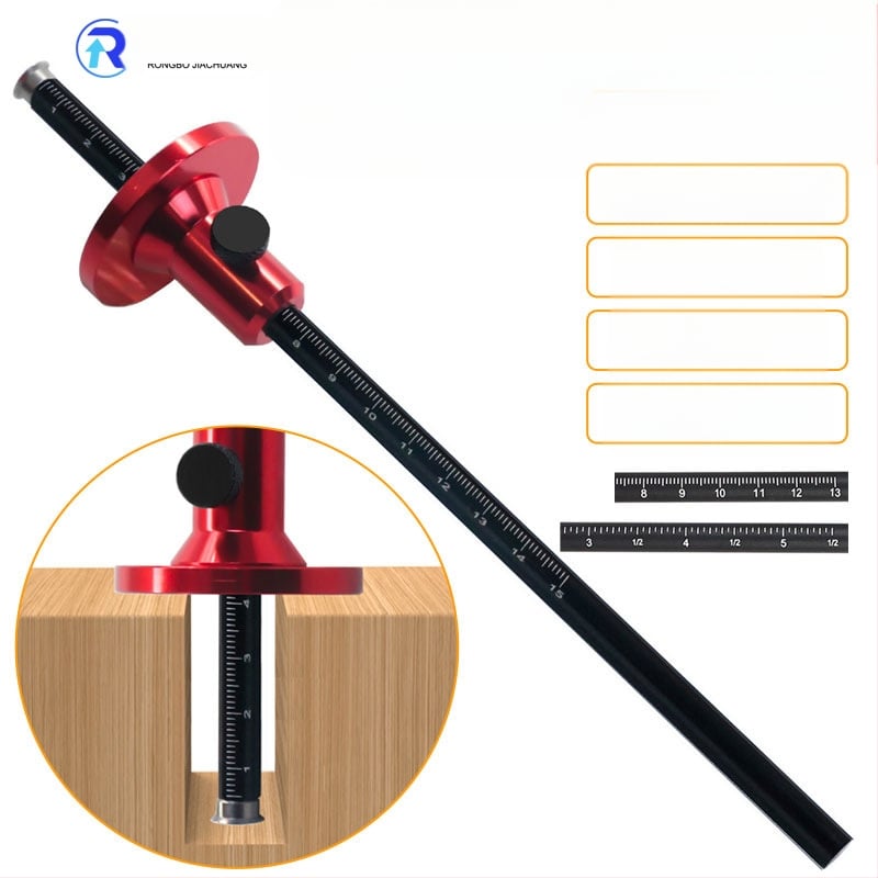 Европейски дървообработващ чертаещ инструмент — лезвие за метрично и дюймово измерване, дървен шипов чертаещ инструмент, паралелна прецизност