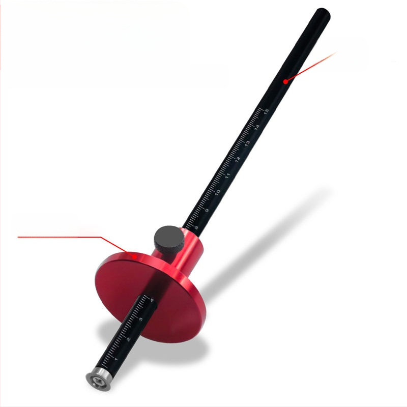 Европейски дървообработващ чертаещ инструмент — лезвие за метрично и дюймово измерване, дървен шипов чертаещ инструмент, паралелна прецизност