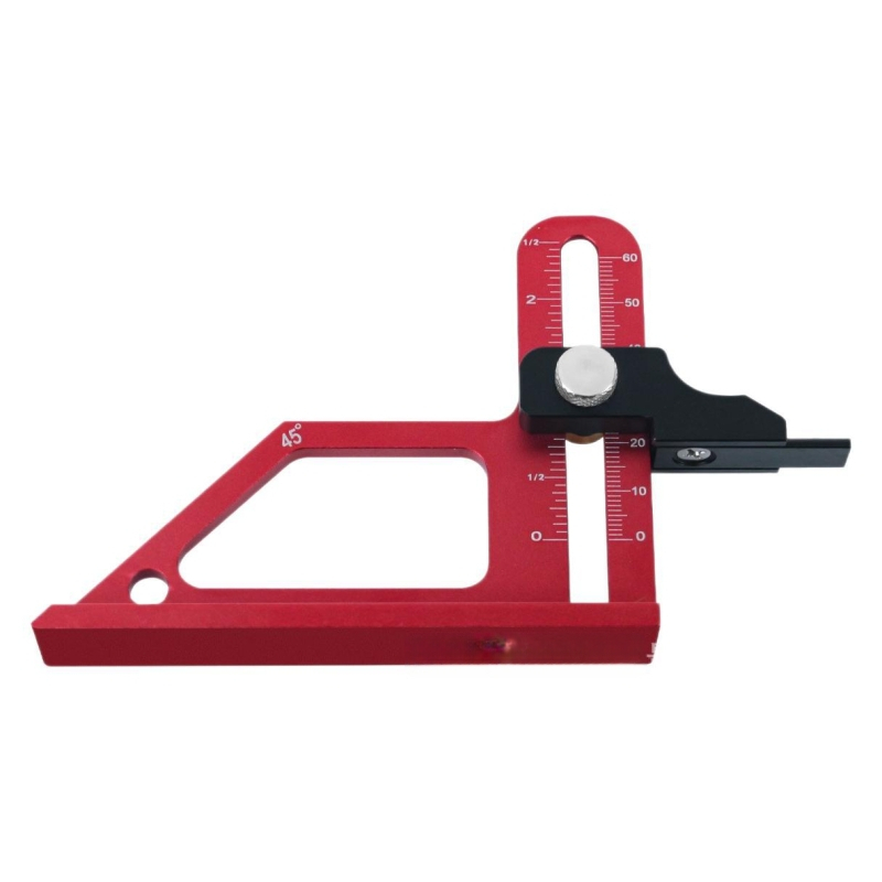 Регулируем височинен измервател за дървообработване от алуминиева сплав, мултифункционален инструмент за настолен трион и фреза, марка Ruyi, модел Регулиране на височината