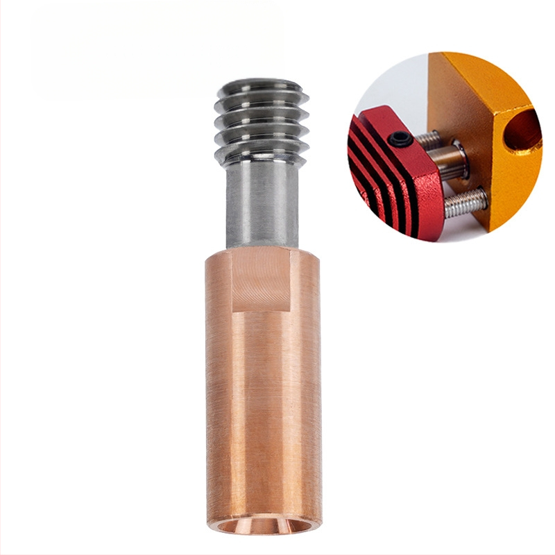 CR-10 метална тръба за подаване с M6 резба, висока температура, материал: неръждаема стомана/титиева стомана, марка: Tuoxuan Hardware