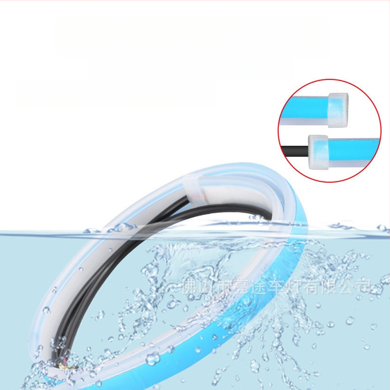 Οικουμενικό LED φως καπό αυτοκινήτου με ευέλικτη σιλικόνης λωρίδα καθοδήγησης φωτός, 12V, 9.5W, 50000 ώρες ζωής