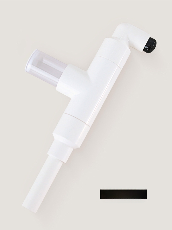 Daugiafunkcinis pūtimo įrankis balionams su blizgučiais – skaidrus užpildymo įrenginys su popieriaus lakštais, plastikinė konstrukcija, vestuvėms