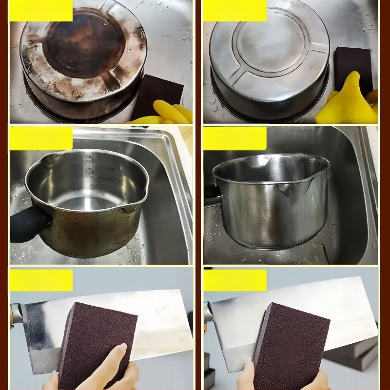 Puodų valymo šepetys su emery kempine rūdžių šalinimui; Prekės ženklas: Kitas; Medžiaga: Kita; Importuotas: Ne