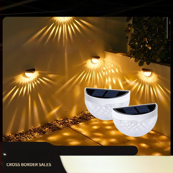 Napelemes kültéri falikar SMD2835 LED-del, IP65 vízálló, <5W, 12–16 óra üzemidő, modell FSz88830