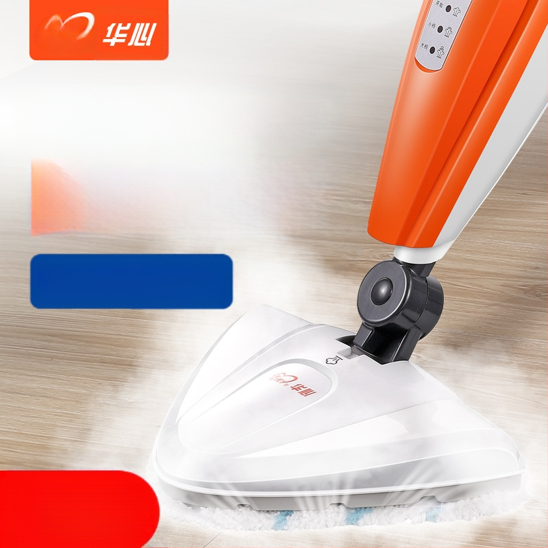 Huaxin garų šluota su dezinfekcija, galia 1400–1799W; nuolatinis garas >30 min; veikimo laikas 45–59 min; įkaitinimo temperatūra <100°C; įkaitinimo laikas 30–180 s