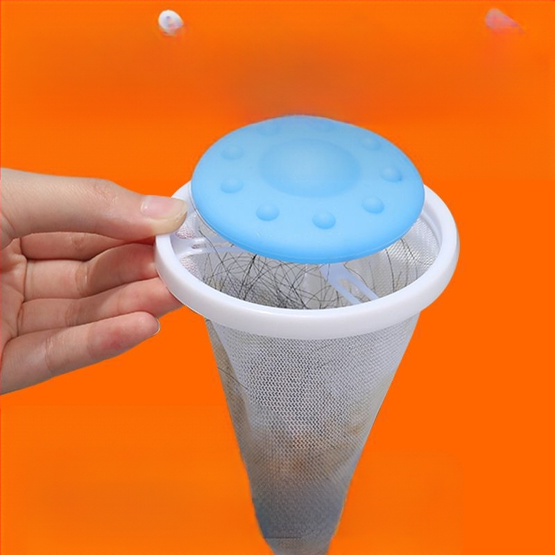 Plastmasas plūdīgā filtrēšanas soma veļas mazgājamajai mašīnai matu noņemšanai un pret sapīšanos, mazgāšanas bumba