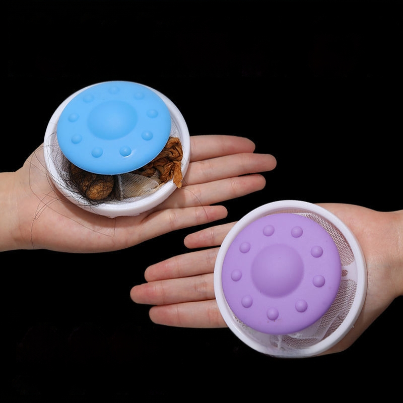 Plastmasas plūdīgā filtrēšanas soma veļas mazgājamajai mašīnai matu noņemšanai un pret sapīšanos, mazgāšanas bumba