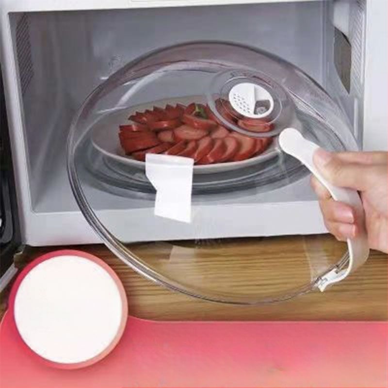 Микровълново покривало против пръски за нагряване, маслоустойчив съд за чиния, стил новокитайски