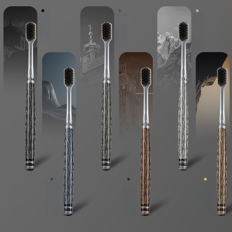 CXCKVAOIN zobu birste ar mīkstām sariņām, smaganu aizsardzībai, 6 gab., dāvanu kastē, modelis CXCK-03, manuāla