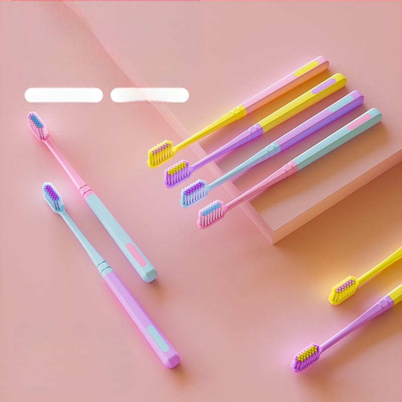 Rankinis dantų šepetėlis, 102 modelis, 8 vnt dėžutėje, suaugusiems, minkštos šerelės