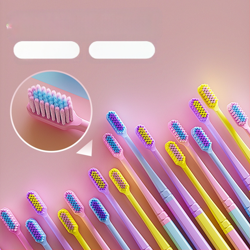 Rankinis dantų šepetėlis, 102 modelis, 8 vnt dėžutėje, suaugusiems, minkštos šerelės