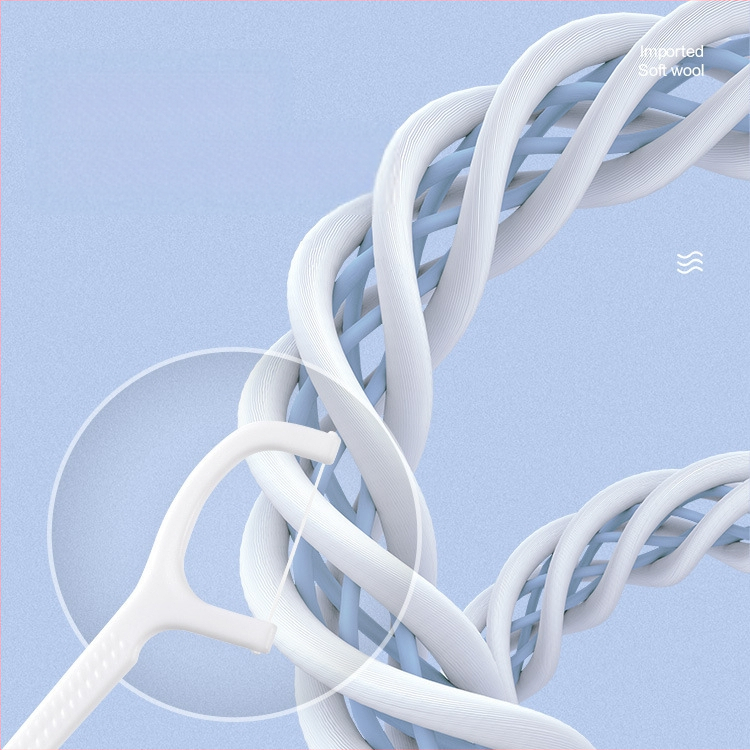 Ράβδοι οδοντικού νήματος υπερλεπτές, μίας χρήσης, από πλαστικό, ατομικά συσκευασμένες, 30–50 τεμάχια ανά σετ