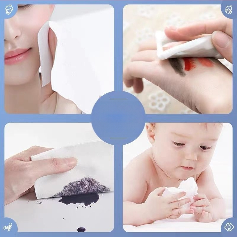 Veido valymo servetėlės; prekinis ženklas Famous beauty; medžiaga: 100% medvilnė; gamybos procesas: Kitas.