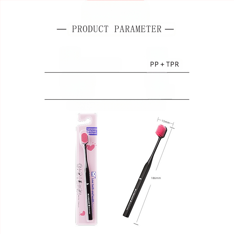 Mu Xuan manuālā zobu birste 001 pieaugušajiem - 1 iepakojums, blister iepakojums, OEM pielāgošana