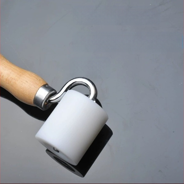 Τροχός πίεσης POM με επίπεδη γωνία, ξύλινο χειριστήριο – χειροποίητο για επιδιόρθωση ταπετσαρίας