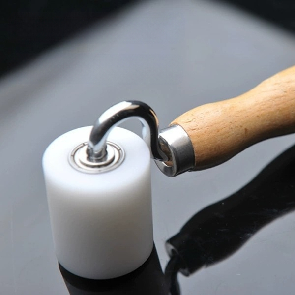 Τροχός πίεσης POM με επίπεδη γωνία, ξύλινο χειριστήριο – χειροποίητο για επιδιόρθωση ταπετσαρίας