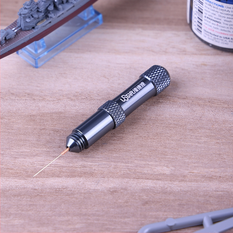 Antgalio valymo adata 0.2-1.0 mm, tiesus galo, 310 nerūdijantis plienas, prekės ženklas USTAR