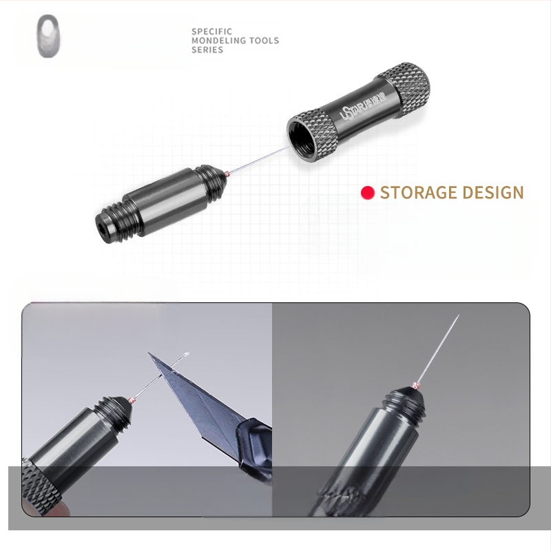 Antgalio valymo adata 0.2-1.0 mm, tiesus galo, 310 nerūdijantis plienas, prekės ženklas USTAR