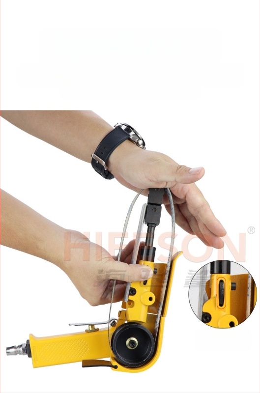 Sea Flying Shark пневматичен пръстенов шлайф с лента за шкурене за полиране