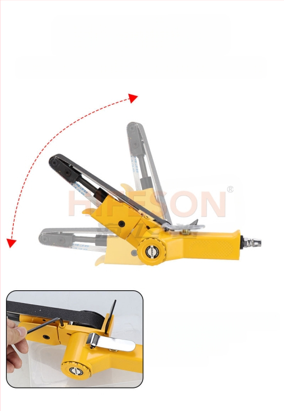 Sea Flying Shark пневматичен пръстенов шлайф с лента за шкурене за полиране