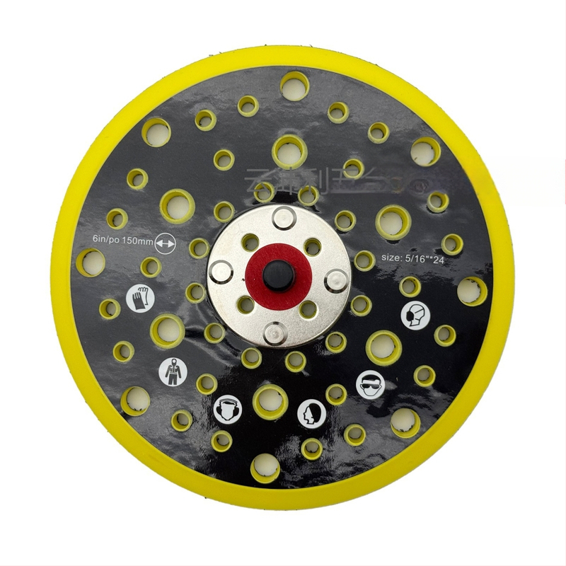 Porains pneimatiskās pulēšanas disks, Zīmols: Cits, PU + neilons ar āķi un cilpu (hook-and-loop), Abrasīvs: neilons, Cietība: Vidēja, Saderīgs ar MIRKA pamatnēm