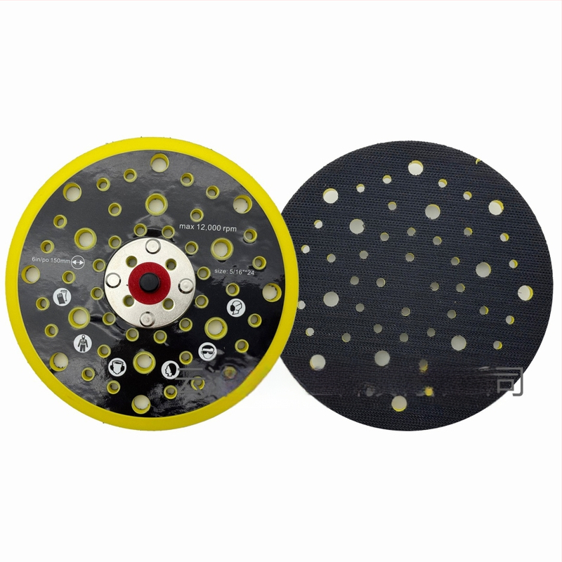 Porains pneimatiskās pulēšanas disks, Zīmols: Cits, PU + neilons ar āķi un cilpu (hook-and-loop), Abrasīvs: neilons, Cietība: Vidēja, Saderīgs ar MIRKA pamatnēm