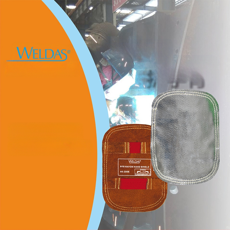 Γάντια προστασίας συγκόλλησης με ασπίδα χεριού – φύλλο αλουμινίου, δερμάτινη επένδυση, υψηλή θερμική αντοχή, μόνωση, συγκόλληση