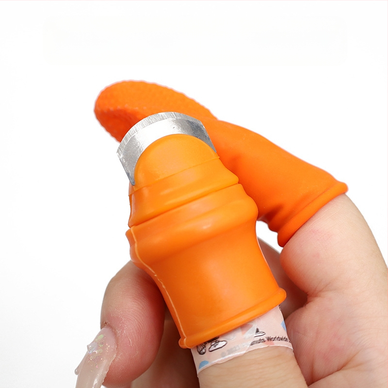 Chef Ji Qixiu pirštų peilis — PP ir nerūdijančiojo plieno konstrukcija, šiuolaikiškas ir paprastas stilius, pritaikymas galimas, logotipas atspaustas