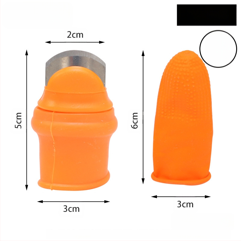 Chef Ji Qixiu pirštų peilis — PP ir nerūdijančiojo plieno konstrukcija, šiuolaikiškas ir paprastas stilius, pritaikymas galimas, logotipas atspaustas