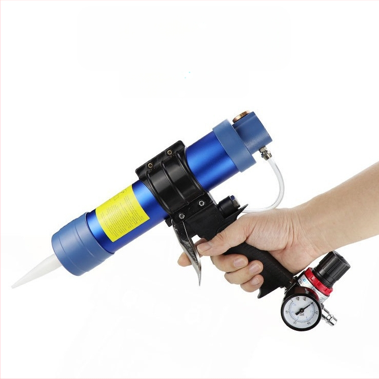 Sea Flying Shark Q3 пневматичен пистолет за лепило — за силикон и уплътнения, тегло 0.8 кг