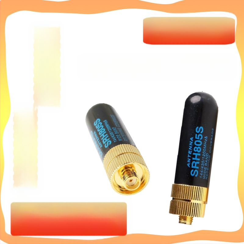 Διπλοτμηματική χειροκίνητη κεραία SRH805S συμβατή με Baofeng UV-5R, εμβέλεια 1,5–3 χλμ, υλικό: χάλυβας