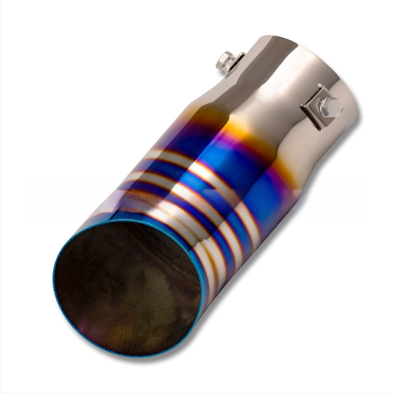 YC rozsdamentes acél kipufogócső, modell: egy kivezetéses végcső, univerzális illesztés