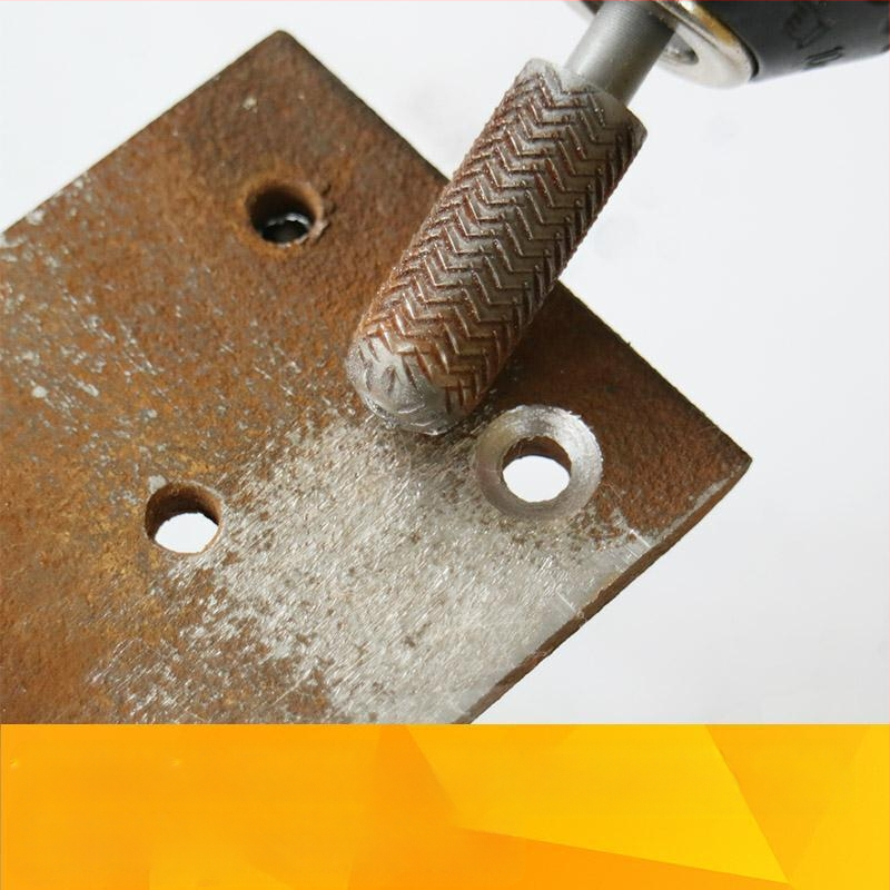 Петчленен комплект електрически въртящи се файлове, стоманени, кръгло сечение, еднозърнест модел, за нерудни метали