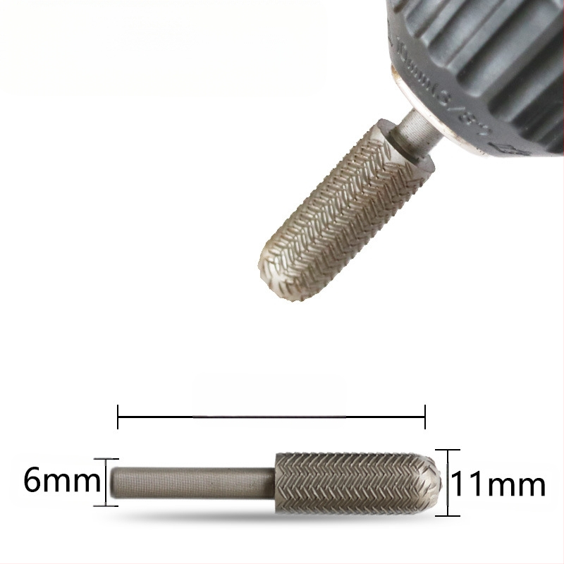 Петчленен комплект електрически въртящи се файлове, стоманени, кръгло сечение, еднозърнест модел, за нерудни метали