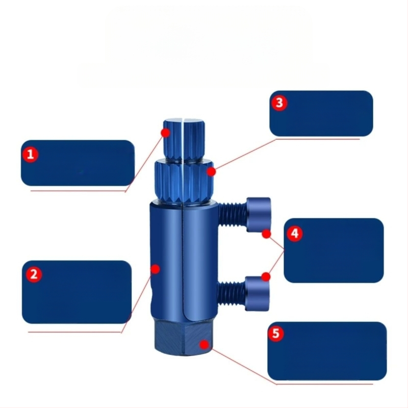Ремонтен инструмент за кранове и тръби с универсален резбонарезач, извличач за счупени винтове и обратна резба — Brand: Other