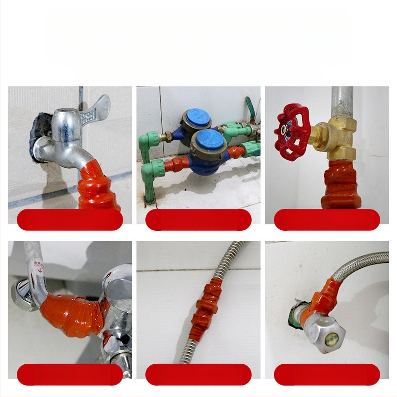 Λωρίδα σιλικόνης αυτοσυναρμογής για επισκευή διαρροών σωλήνων ύδατος, 1 mm πάχος, βάση σιλικόνης, αντοχή σε θερμοκρασία 260°C βραχυπρόθεσμα / 200°C μακροπρόθεσμα