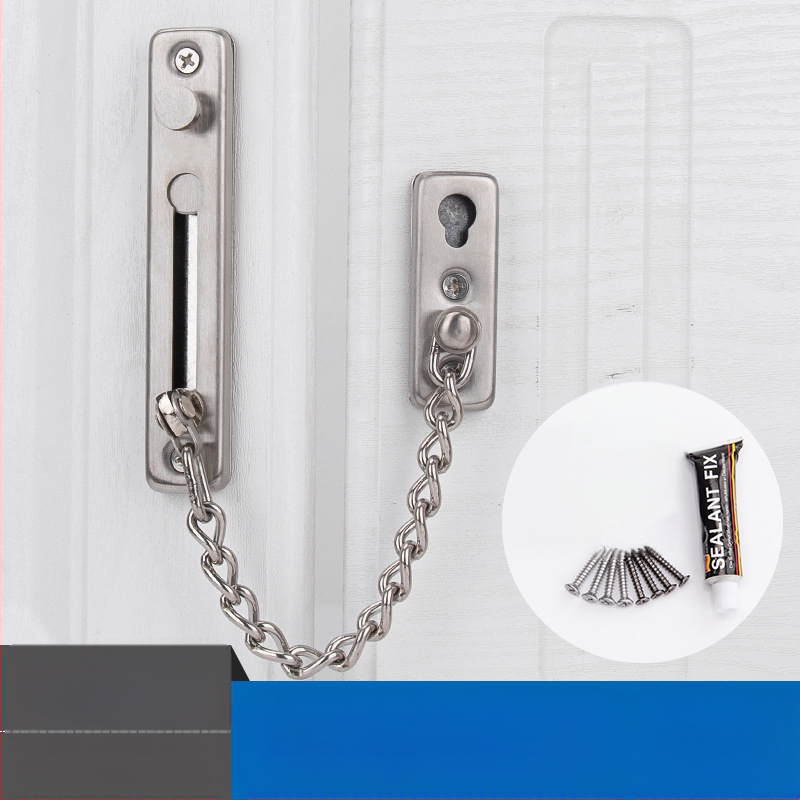 Durvju ķēdes slēdzene, divpunktu mehānisms, nerūsējošs tērauds, Top Valley, mūsdienīgs stils